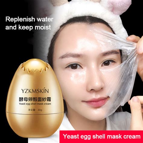 Yeast Egg Shell Mask Cream Lazada