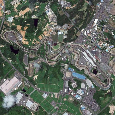 This Is A Satellite Image Of The Suzuka Circuit Suzuka Mie Prefecture