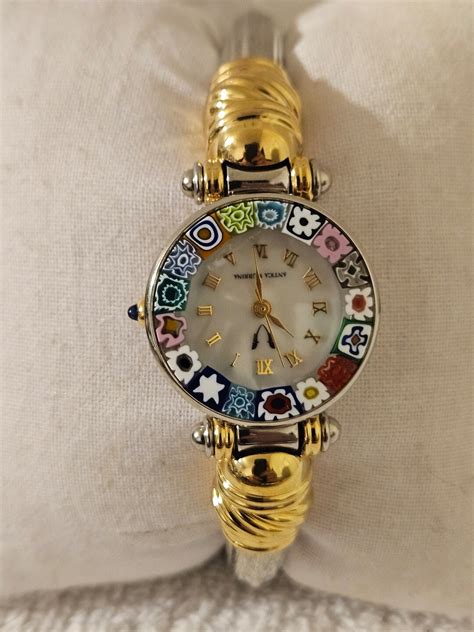 Venetian Glass Watch Antica Murrina Veneziana Women Open Cuff Band Etsy