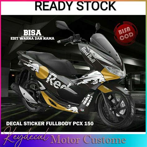 Jual Stiker Pcx Decal Pcx 150 Full Body Striping Motor Pcx Full Variasi