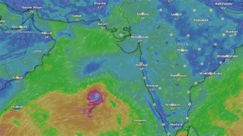 Cyclone Biporjoy In Mumbai Video Cyclonic Storm Brings Strong Winds In