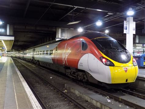 New Livery Virgin Trains West Coast Pendolino 390006 London Euston Steam Train Photo