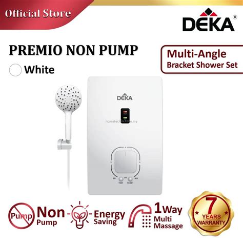 DEKA PREMIO Non Pump Instant Electric Heat Hot Water Heater Without