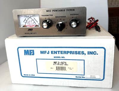 Mfj Portable Hf Tuner Mhz Qrp W Ebay