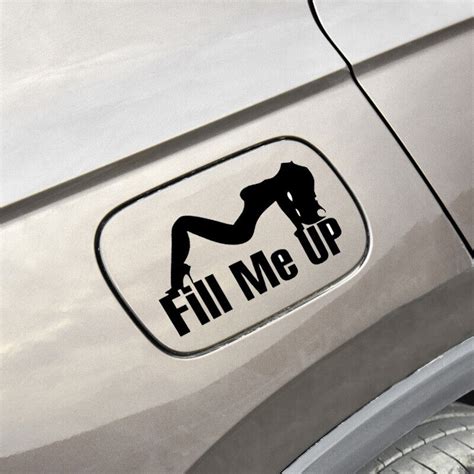 Jdm Fill Me Up Diesel Fuel Funny Diecut Vinyl Window Decal Sticker Car