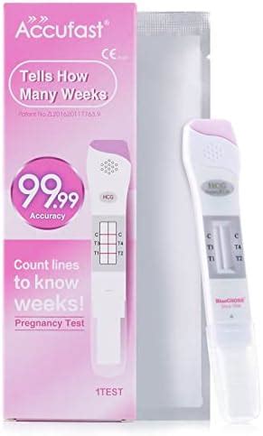 Buy Accufast Pregnancy Test For Early Detection With Week Indicator To