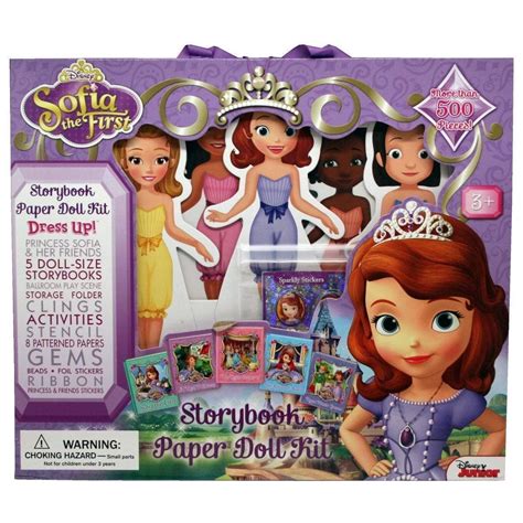 Bbw Disney Princess Sofia The First Storybook And Paper Doll Kit Isbn 9781450883375