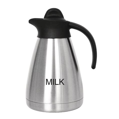 Olympia Screwtop Vacuum Jug Ltr Milk Cl Buy Online At Nisbets