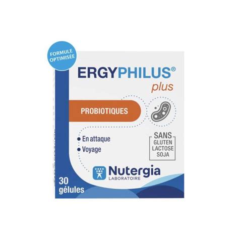 Nutergia Ergyphilus Plus Probiotiques G Lules Parapharmacie