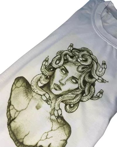 Camiseta Mitológica Medusa Deusa Grega Historia Parcelamento Sem Juros