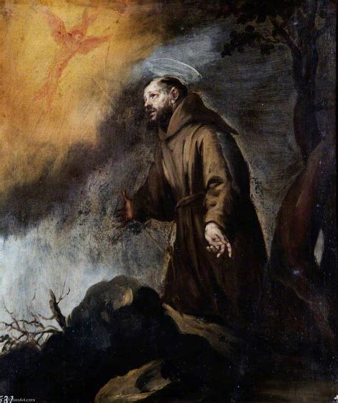 Artwork Replica Saint Francis Receiving The Stigmata 1650 By Bartolome