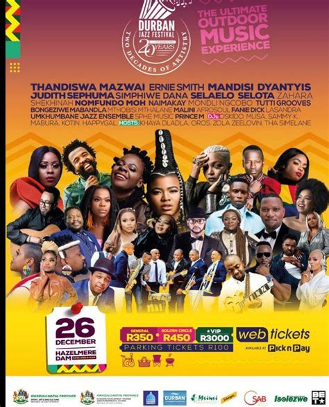 Experience Great Vibes At The Durban Jazz Festival Thingstodoinkzn