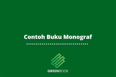 Contoh Buku Monograf Lengkap Via Pdf