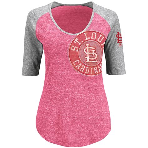 Women's St. Louis Cardinals Majestic Red League Excellence Fashion Top