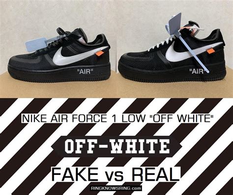 Nike Air Force 1 Low Off White Fake Vs Real Ring Knows Ring