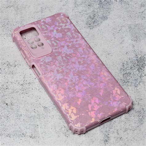 Maska Futrola Frame Glitter Za Xiaomi Mi 11 Lite Roze Mob Shop