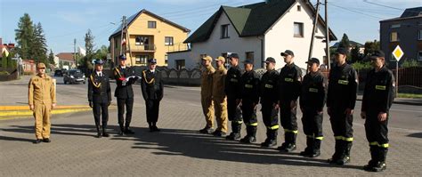 Uroczysta zmiana służby w KP PSP Myszków z okazji Dnia Flagi 2 maj 2024