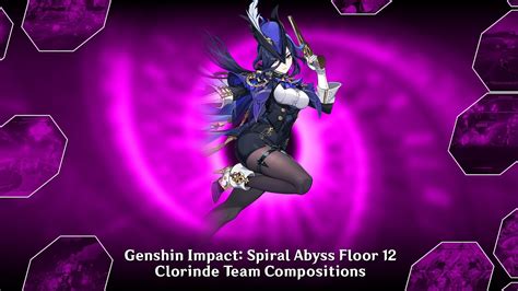 Genshin Impact Spiral Abyss Floor Clorinde S Team Compositions