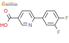 6 3 4 difluorophenyl pyridine 3 carboxylic acid 744261 54 9 深圳爱拓化学有限公司