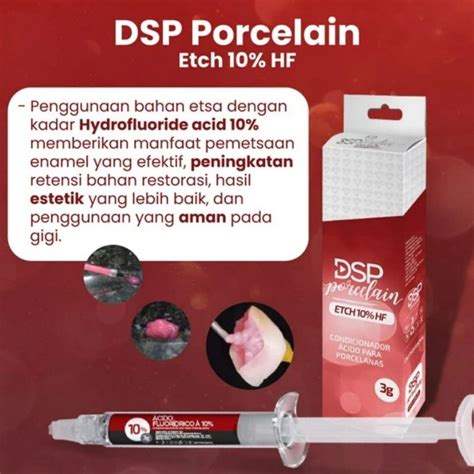 Jual Etching Porcelain Dsp Dental Etchan Gram Etsa Gel Porcelain