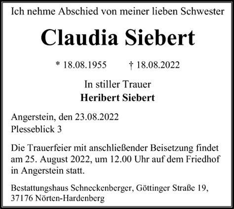 Gedenkkerzen Von Claudia Siebert Trauer Anzeigen De