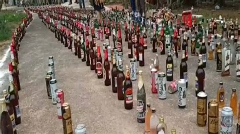 Delhi Excise Department Destroys More Than Bottles Of Illicit