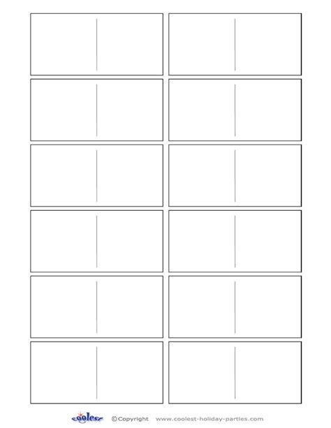 Free Blank Domino Template Printable Printable Templates