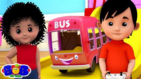 Roues Sur Le Bus Chanson Plus 3d Comptines Pour Enfants Par Bob The