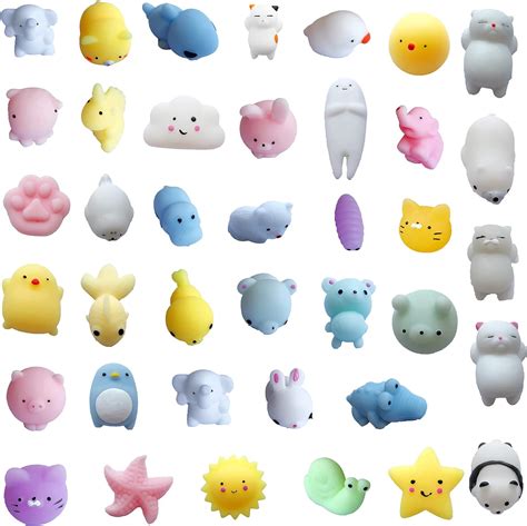 Mochi Squishy Toys For Party Bag Fillers Pack Moochies Squishy