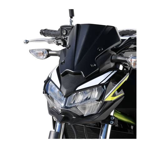 ermax Kawasaki Z650 2020 2021 tête de fourche saute vent BRUT A PEINDRE