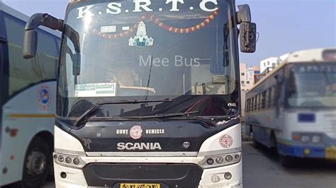 Tirupati To Shivamogga By Ksrtc Airavat Diamond Class Scania Bus