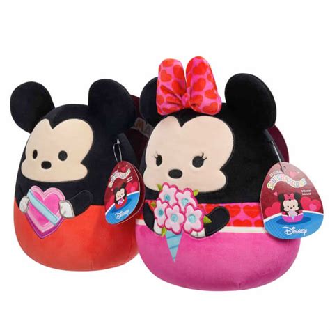 Squishmallows Disney Mickey Ve Minnie Li Pelu Cm