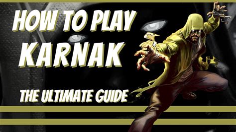 How To Play Karnak 2021 Buff Guide Marvel Contest Of Champions Youtube