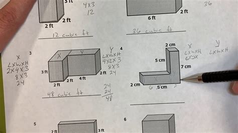 Volume Of Composite Solids Worksheet