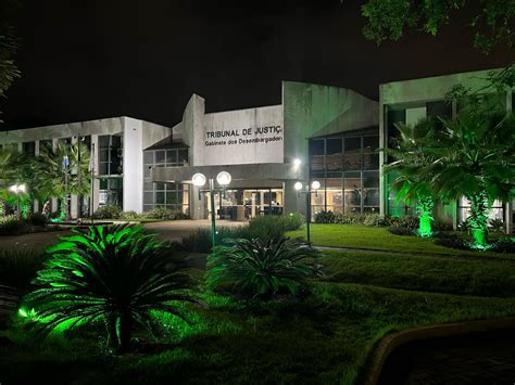 Abril Verde TJMS ilumina fachada as cores da campanha JD1 Notícias