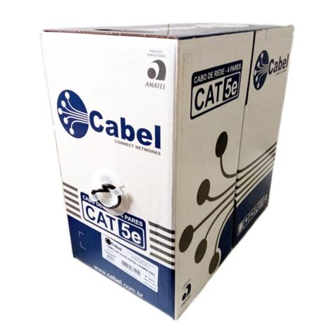 Caixa De Cabo Utp Cat 5e Para Rede Force Line 3295 Homologado 305