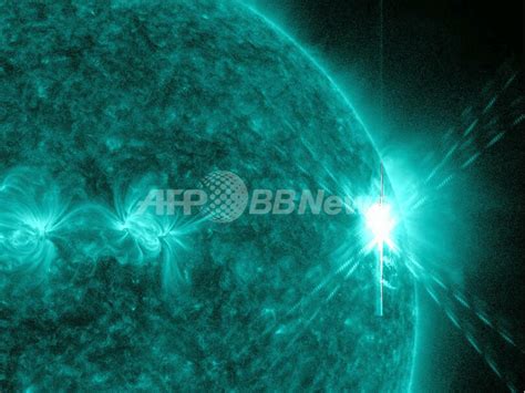 巨大な太陽フレア、9日に発生 Nasa 写真1枚 国際ニュース：afpbb News