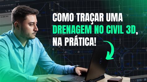 COMO TRAÇAR UMA DRENAGEM NO CIVIL 3D NA PRÁTICA YouTube