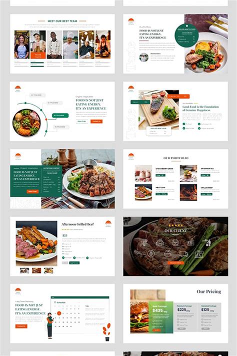 Company Profile Food And Beverages Powerpoint Template