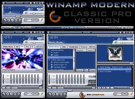 Modern winamp skins - aeronaxre