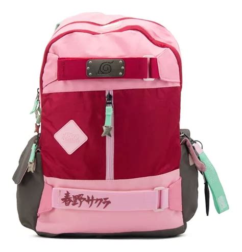 Mochila Naruto Sakura Edici N Especial Rosa Porta Laptop