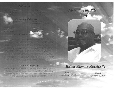 Milton Thomas Rozelle Sr Obituary Aa Rayner And Sons Funeral Homes