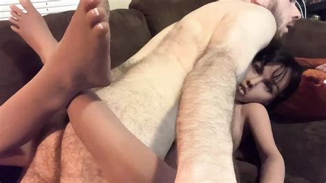 Very Hairy Uncut Guy Fucks Pierced Latina Sex Doll Missionary Style On