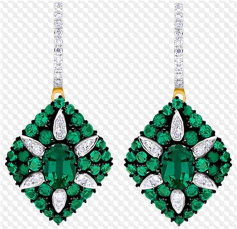 Emerald Jewelry With Emerald Png Psd Transparent Background