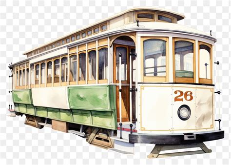 png vehicle tram bus transportation premium png rawpixel