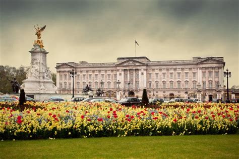 Buckingham Palace W Londyn UK Zdjęcie Stock Obraz złożonej z historia