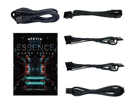 Apevia ATX ES700 RGB Essence 700W ATX Semi Modular Gaming Power Supply