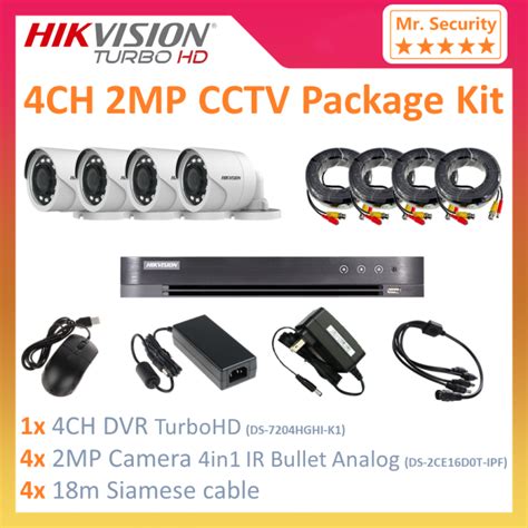 Hikvision Mp Cameras Turbo Hd Cctv Package Diy Kit Nashantoo Hdd Is