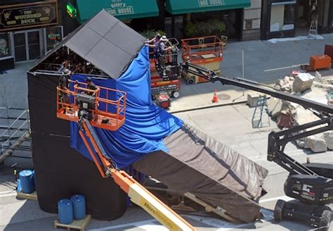 ‘superman Gets Closer To Rolling Cameras Downtown As Film Crews Turn