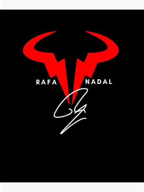 "Rafa Nadal logo " Poster for Sale by mechaslyum | Redbubble